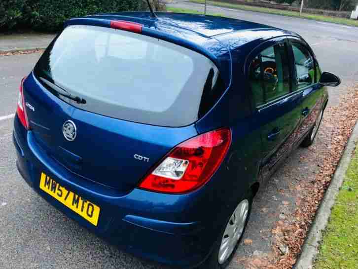 VAUXHALL CORSA CLUB 1.3 CDTI 12 MONTHS MOT FULL SERVICE HISTORY £30 ROAD TAX