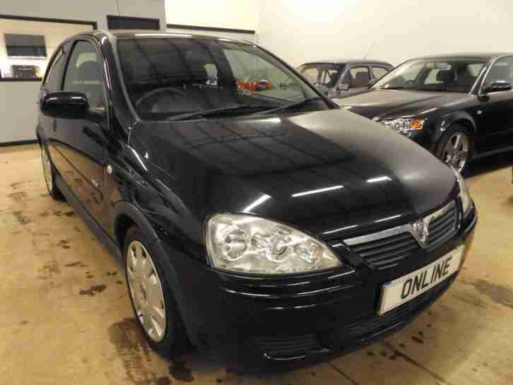 VAUXHALL CORSA DESIGN 16V TWINPORT Black Manual Petrol, 2005