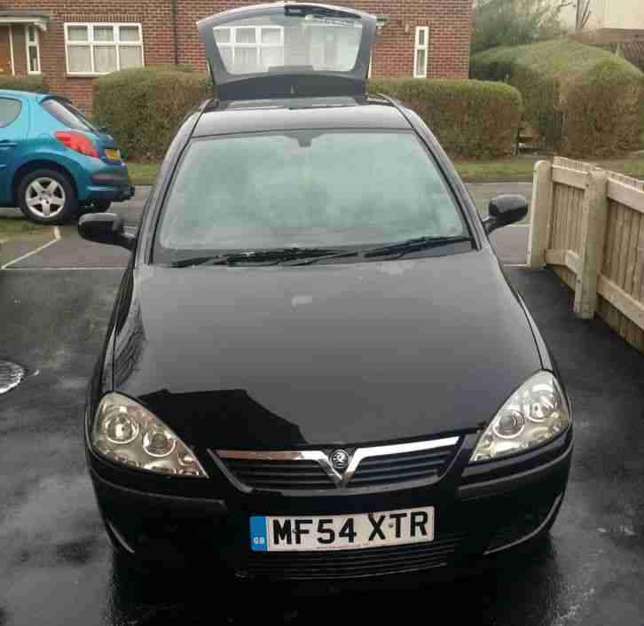 VAUXHALL CORSA [ SXI ] 54 PLATE IN METALIC BLACK 5 DOORS