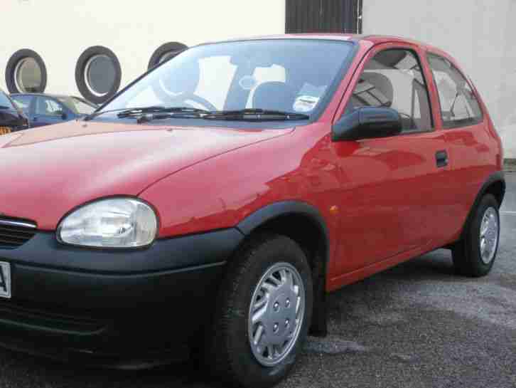 VAUXHALL CORSA T REG ENVOY 1.0 12V RED CHEAP TAX AND INSURANCE NO RESERVE