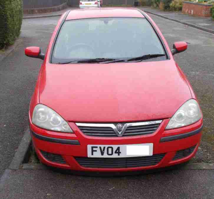 VAUXHALL CORSE SXI 16V RED 2004