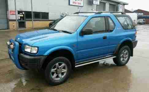 VAUXHALL FRONTERA SPORT BLUE 2001 px