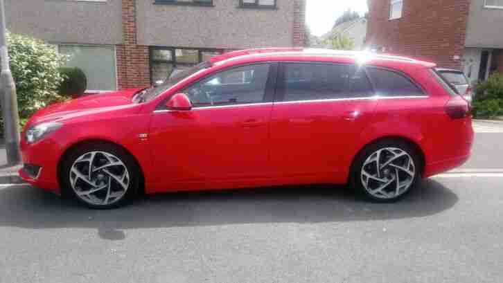 VAUXHALL INSIGNIA 2.0 CDTI, 2015 VX LINE NAV, SPORTS TOURER (estate) RED