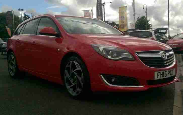 VAUXHALL INSIGNIA 2.0 CDTI, 2015 VX LINE NAV, SPORTS TOURER (estate) RED