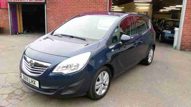 VAUXHALL MERIVA 1.4 EXCLUSIV LOW MILEAGE AIR CON ALLOYS NEW SHAPE AA REPORT 2011