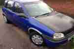 VAUXHALL CORSA 1996 BLUE with MOT