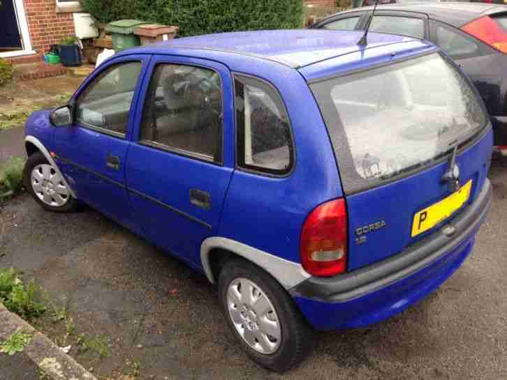 VAUXHALL OPEL CORSA 1996 BLUE with MOT