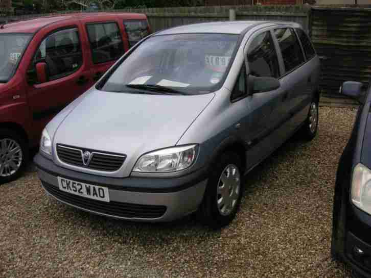 VAUXHALL ZAFIRA. 1.6 PETROL. 7 SEATER. WARRANTY. TAXED AND MOTED