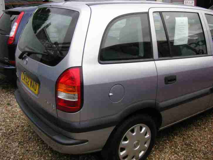 VAUXHALL ZAFIRA. 1.6 PETROL. 7 SEATER. WARRANTY. TAXED AND MOTED