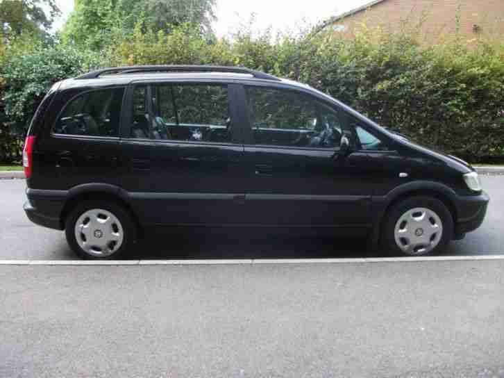 VAUXHALL ZAFIRA 1.8 DESIGN 16V 2003 Petrol Manual in Black