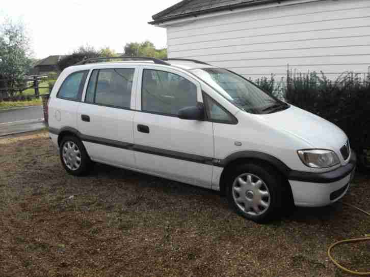 ZAFIRA CLUB DTI WHITE 2002