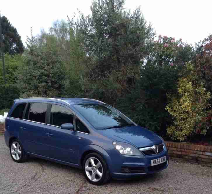 VAUXHALL ZAFIRA SRI CDTI 150 Euro 4 2007 57 Reg 7 Seats