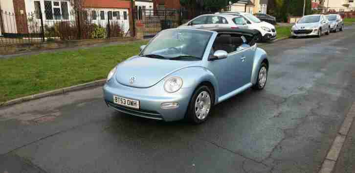 VOLKSWAGEN BEETLE 1.6 CABRIOLET 2003)FULL SERVICE HISTORY