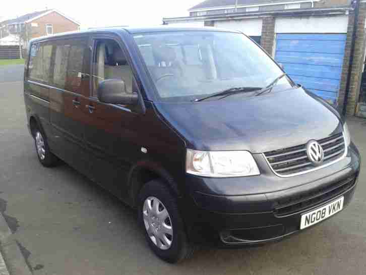 VOLKSWAGEN CARAVELLE T5 T-PORTER SHUT SE130 LWB 2008 1 owner