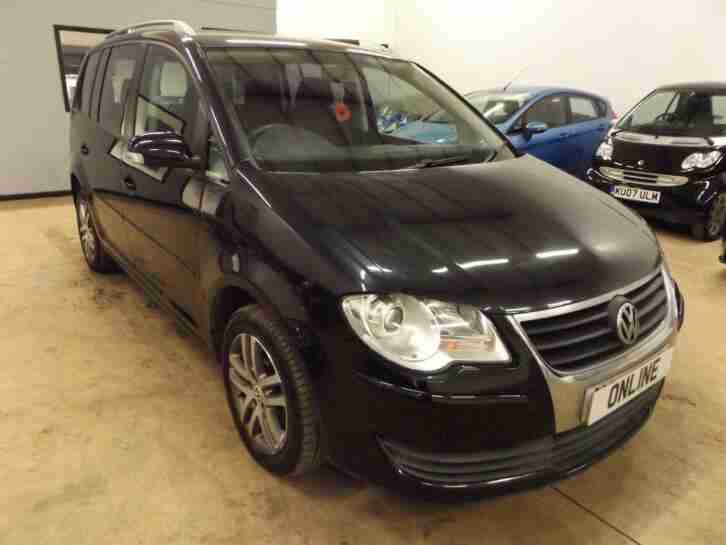 VOLKSWAGEN TOURAN TDi PD 105 SE Black Manual Diesel, 2009