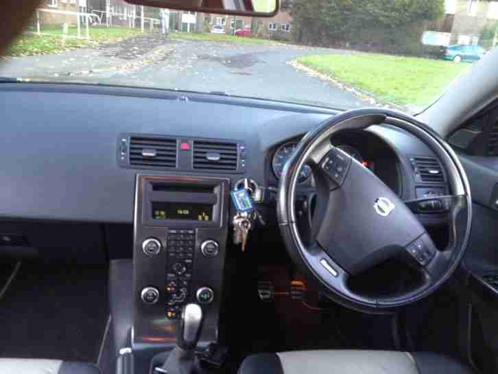 VOLVO S40 BLACK R-DESIGN SPORT 2.0D 2008 DIESEL 8 MONTH MOT NO RESERVE