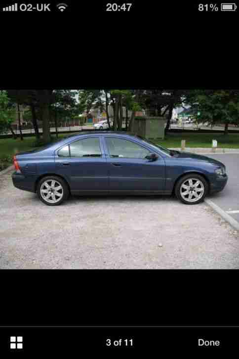 VOLVO S60 D5 SE AUTO 2004 4 plate mot late june 2016 17 service stamps