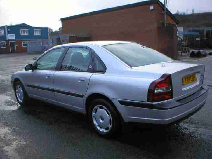 VOLVO S80 2.4 ( 140bhp ) AUTO 4SP 4 DOOR SALOON, 68K, SILVER, MOT