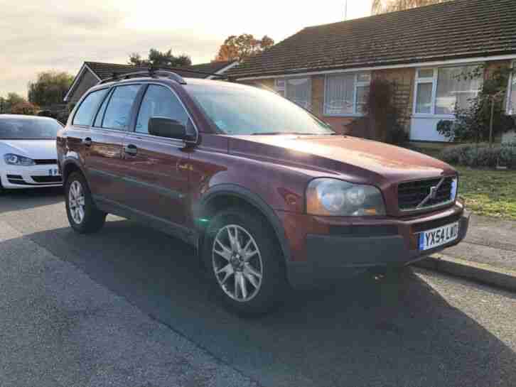 VOLVO XC90 AUTO 7 SEATER FSH RED 54 REG DIESEL