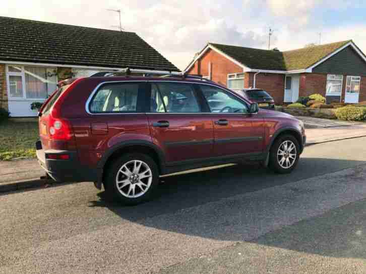 VOLVO XC90 AUTO 7 SEATER FSH RED 54 REG DIESEL