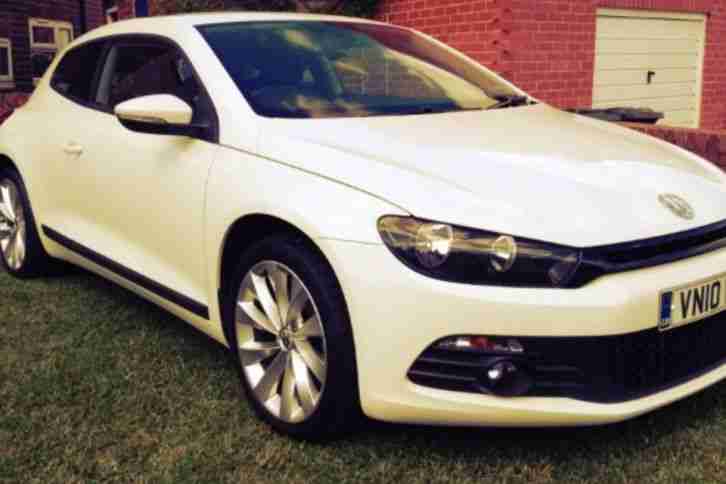 VW 2010 SCIROCCO GT TDI WHITE