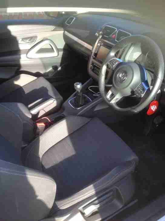 VW 2010 VOLKSWAGEN SCIROCCO GT TDI WHITE 140BHP LOW MILAGE DEISEL