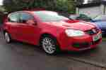 VW GOLF GT TDI 140BHP..5 DOOR .RED WITH GREY