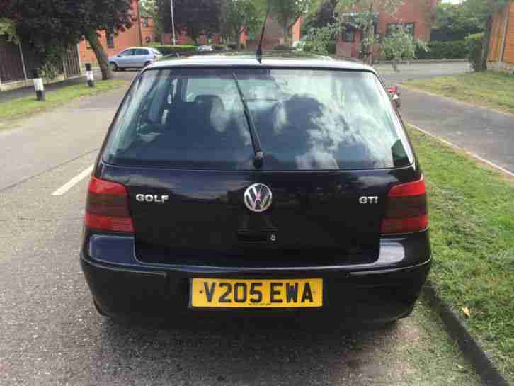 VW GOLF GTI (115) LONG M.O.T SERVICE HISTORY 95.000 MILES IN BLACK ONLY £795