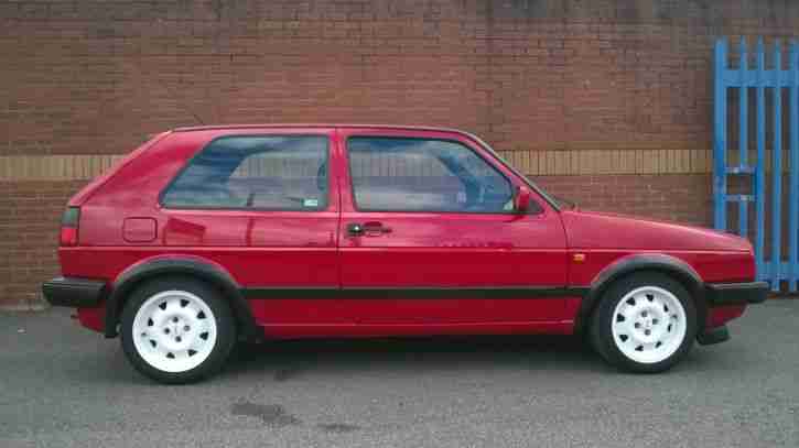 VW GOLF MK2 GTI 16V, RED, TRACKDAY