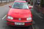 VW GOLF S 1400 CC PETROL car MOT FAILURE