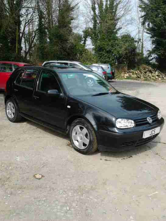 VW GOLF TDI S BLACK 2002 LONG MOT RECENT