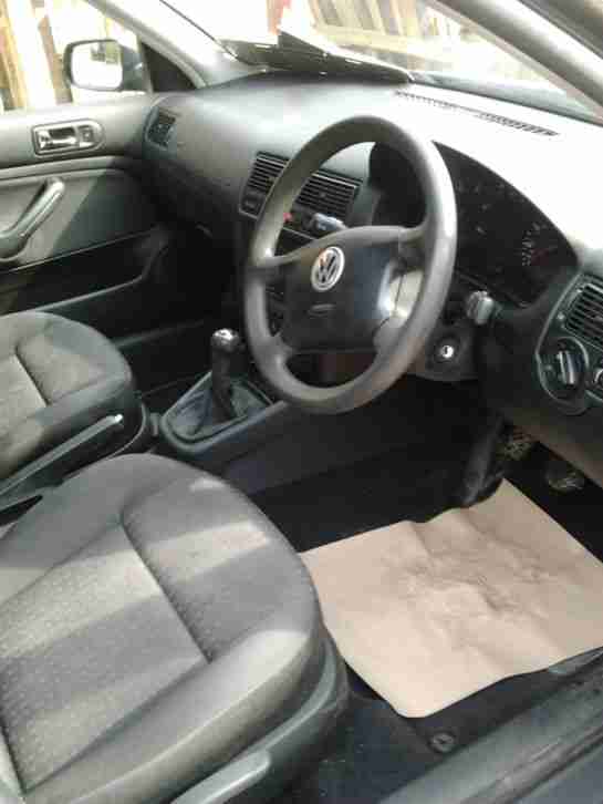 VW GOLF TDI S BLACK 2002 LONG MOT RECENT CAMBELT & CLUTCH PX POSSIBLE.