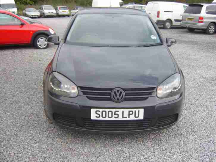 VW Golf 1.4 petrol 2005 black 5 doors