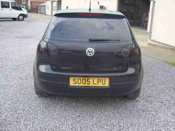 VW Golf 1.4 petrol 2005 black 5 doors