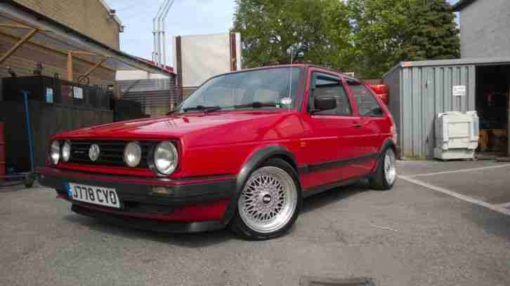 VW Golf MK2 1.8 Driver 3dr in Red Project