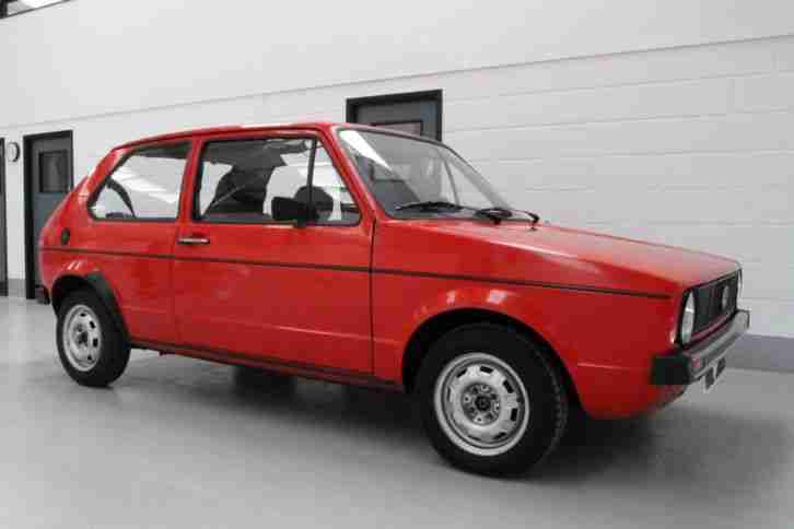 VW Golf mk 1 D 1977 Series 1 early LHD (not swallowtail 1978 76) Volkswagen Mk1