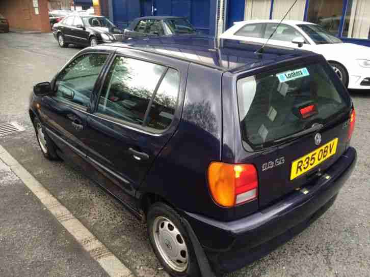 VW POLO 1.4 CL 1997 R REG BLUE 74000 MILES