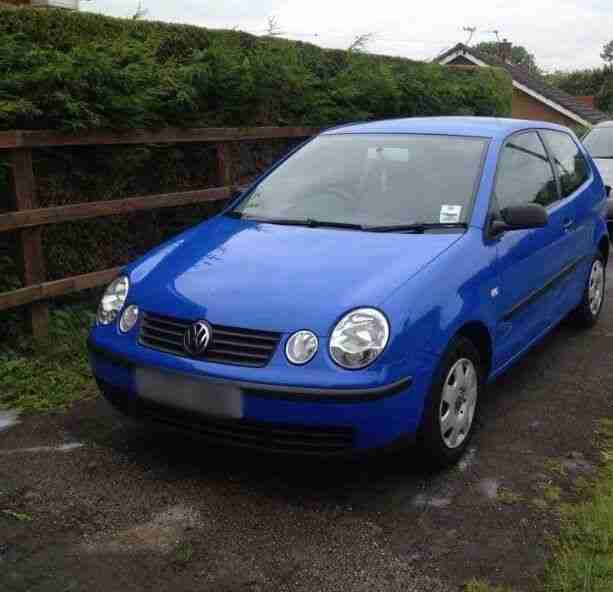 VW Polo 2002 (52plate) Blue, needs work