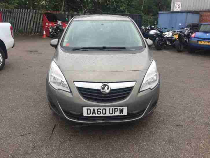 Vauxhal Meriva Exclusiv Front Subframe/Radiator Damaged Salvage Repairable Cat C