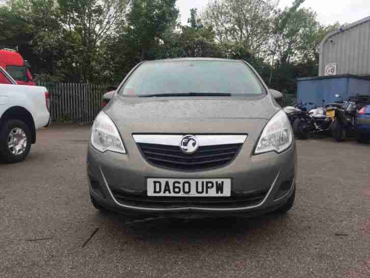 Vauxhal Meriva Exclusiv Front Subframe/Radiator Damaged Salvage Repairable Cat C