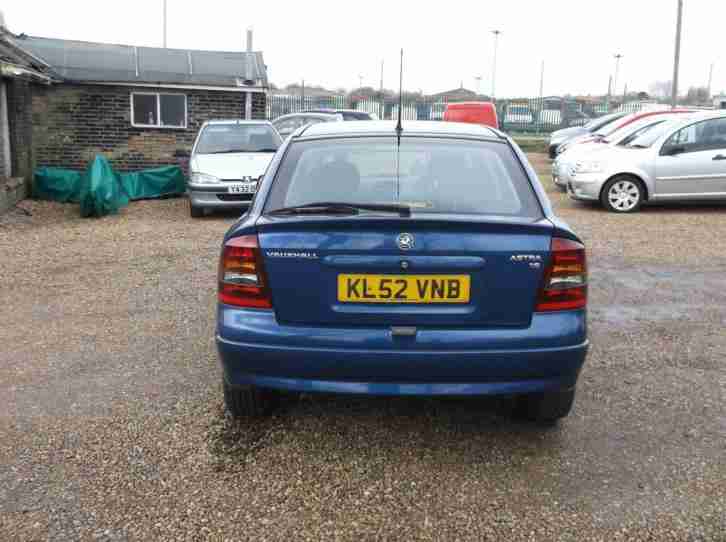 Vauxhall Astra SXi 1.6i 16v 2002reg