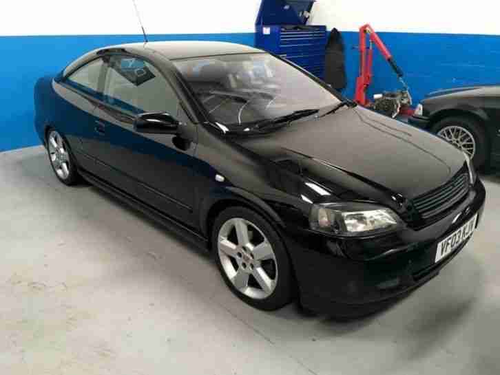 Astra coupe black with black leather