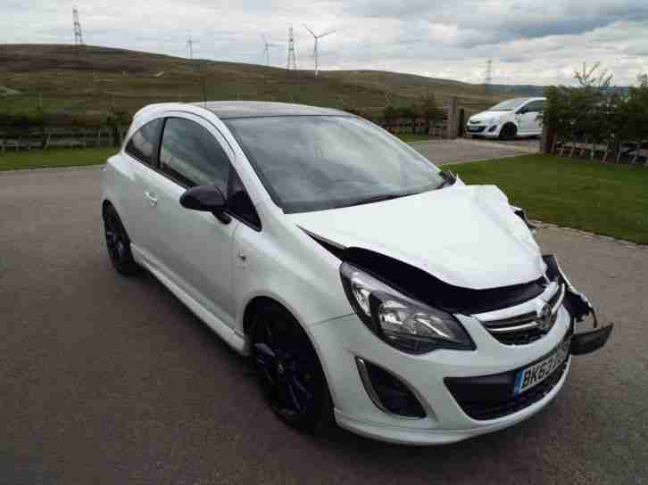 Vauxhall CORSA 1.2I 16V LIMITED EDITION A C 2013 (63) DAMAGED REPAIRABLE