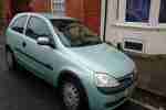 Corsa 1.2, 16V, 3 Door, Light Green