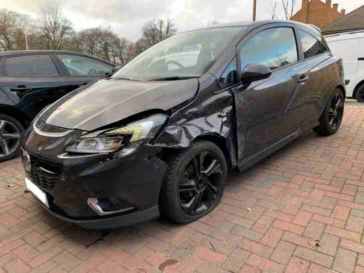 Vauxhall Corsa 1.2 2015 Limited Edition 24k Miles Damaged Salvage Run & Drives