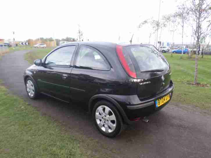 Vauxhall Corsa 1.2i 16v 2004 Active 3 DOOR IN BLACK MAY 2015 MOT BARGAIN PRICE