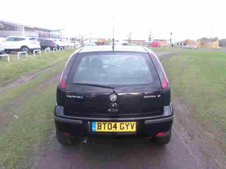 Vauxhall Corsa 1.2i 16v 2004 Active 3 DOOR IN BLACK MAY 2015 MOT BARGAIN PRICE