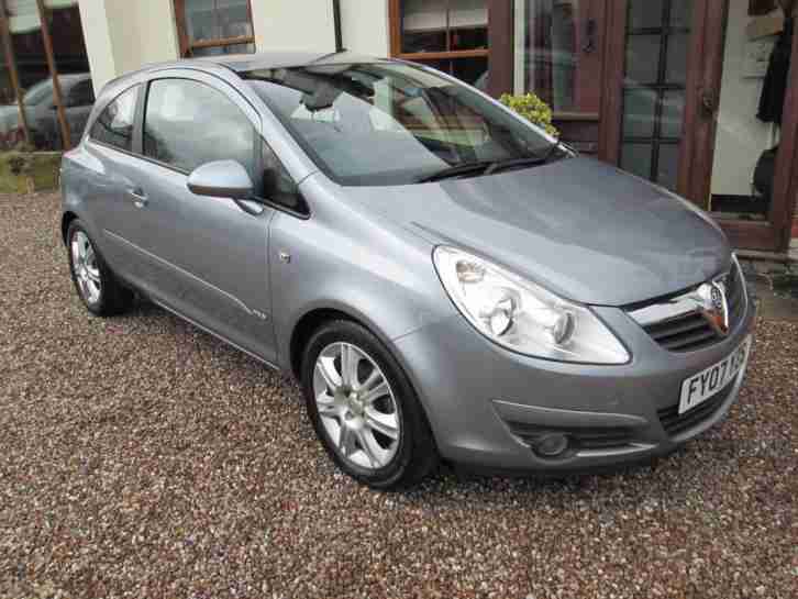 Vauxhall Corsa 1.4i 16v Design 2007. 3 door.