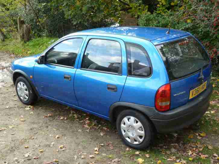 Vauxhall Corsa Envoy 2000(V) 1.0 12v 3 cylinder 5 door Arden Blue.