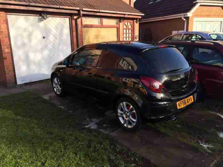 Corsa SXI 2007, 1.2 16v, Black, MOT